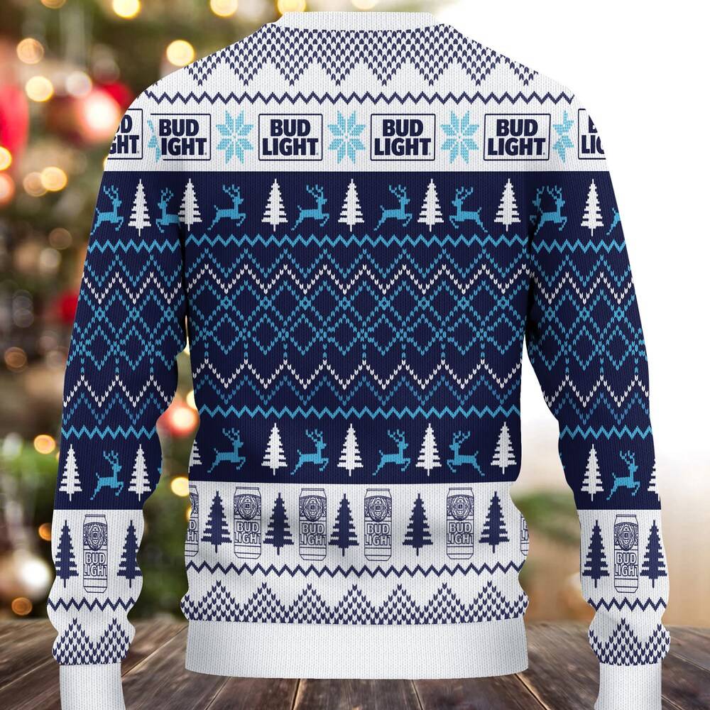 Bud Light Beer Dilly Dilly Ugly Christmas Sweater: Get Festive with Bud Light!
