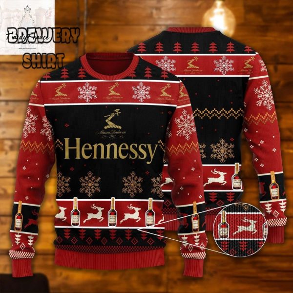 Hennessy Red Ugly Christmas Sweater