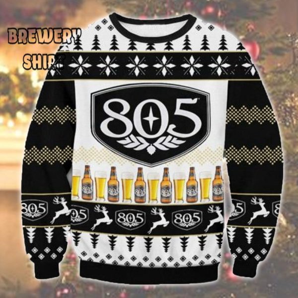 805 Beer Ugly Christmas Sweater