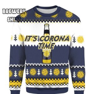 It’s Corona Time Ugly Christmas Sweater