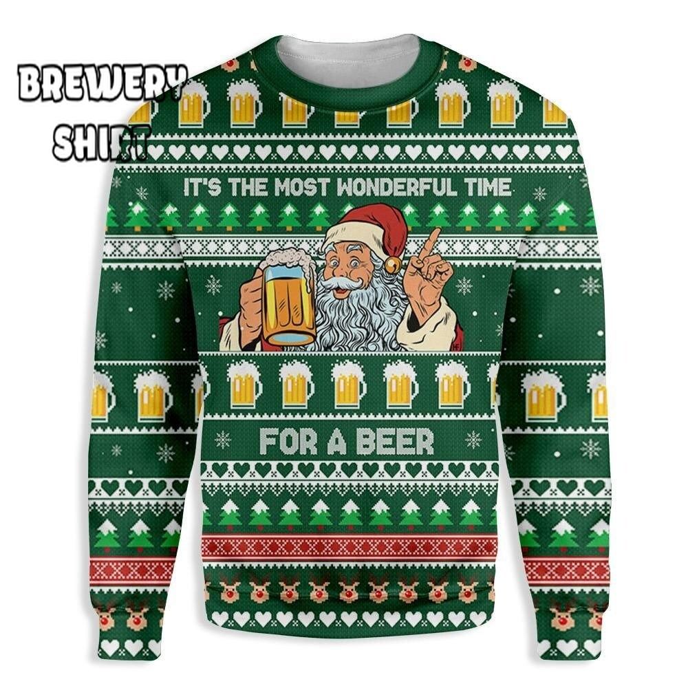 Celebrate the Most Wonderful Occasion with a Beer Lover's Ugly Christmas Sweater!