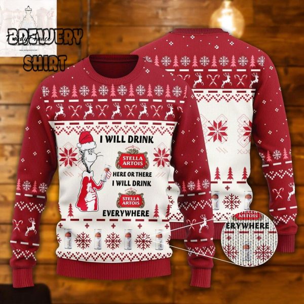 The Stella Artois Ugly Sweater: A Stylish Spin on Ugly Christmas Tradition!