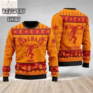 Fireball Ugly Christmas Sweater – Embrace the Fireball Spirit this Christmas!