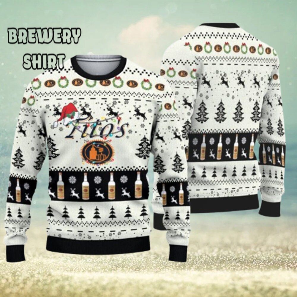 Tito's Handmade White Ugly Sweater