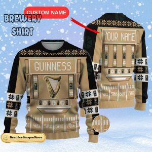 Personalized Guinness Beer Sweater: A Perfect Christmas Gift for Beer Lovers!