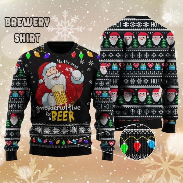 It’s The Most Wonderful Time For A Beer Ugly Christmas Sweater