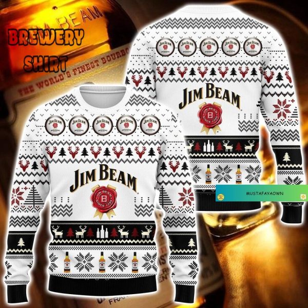 Jim Beam Ugly Christmas Sweater – Toast to the Holidays with Flavor!