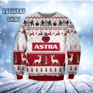 Astra Beer Ugly Christmas Sweater – Sip and Celebrate in Style!