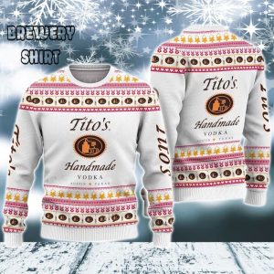 Tito Vodka Ugly Christmas Sweater – Cheers to Festive Delights!