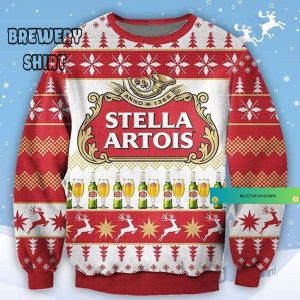 Stella Artois Red Ugly Christmas Sweater