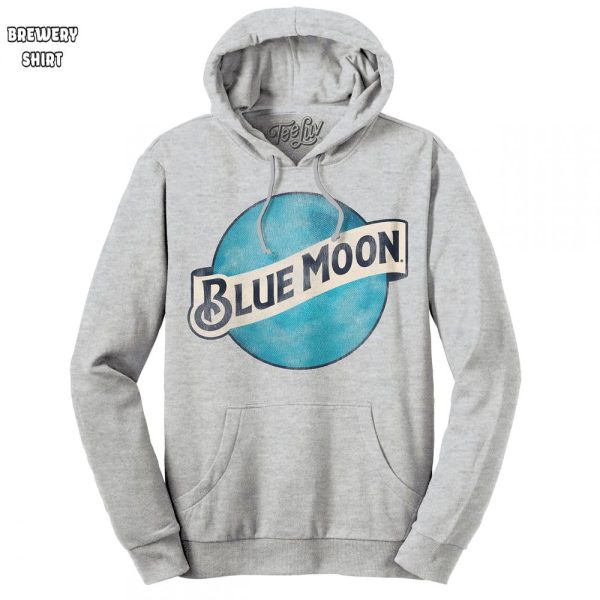 Blue Moon Beer Classic Logo Hoodie