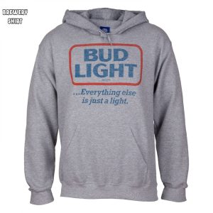 Bud Light Everything Else is Just a Light Pull Over Hoodie 0