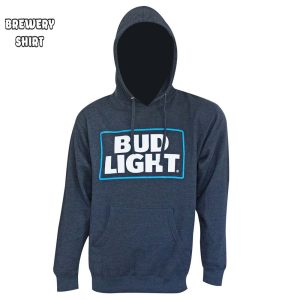 Bud Light Navy Blue Logo Hoodie