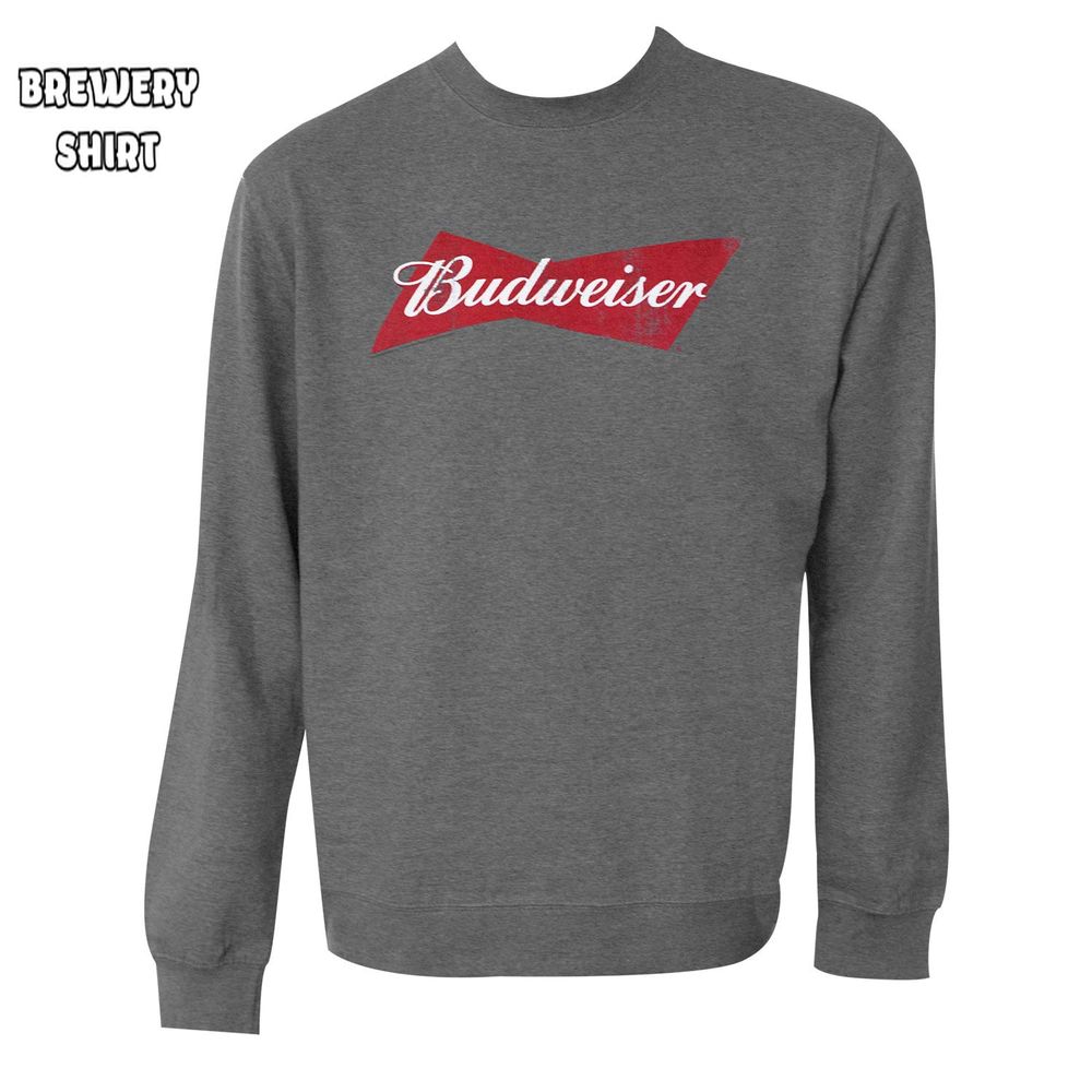 Budweiser Bowtie Logo Crewneck Sweatshirt