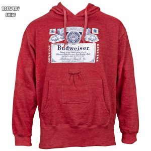 Budweiser Red Beer Pouch Hoodie 0