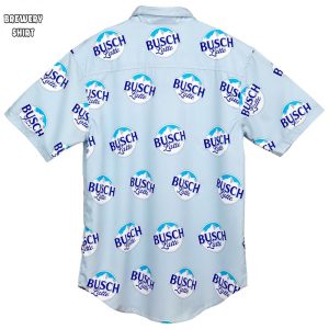 Busch Latte All Over Print Button Down Hawaiian Shirt 1