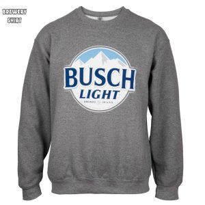 Busch Light Logo Grey Crewneck Sweatshirt