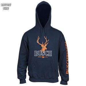 Busch Orange Hunter Camo Deer Hoodie 3