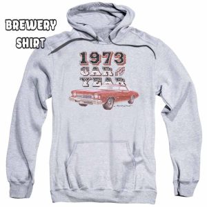 Chevy Car Of The Year Gray Pullover Hoodie