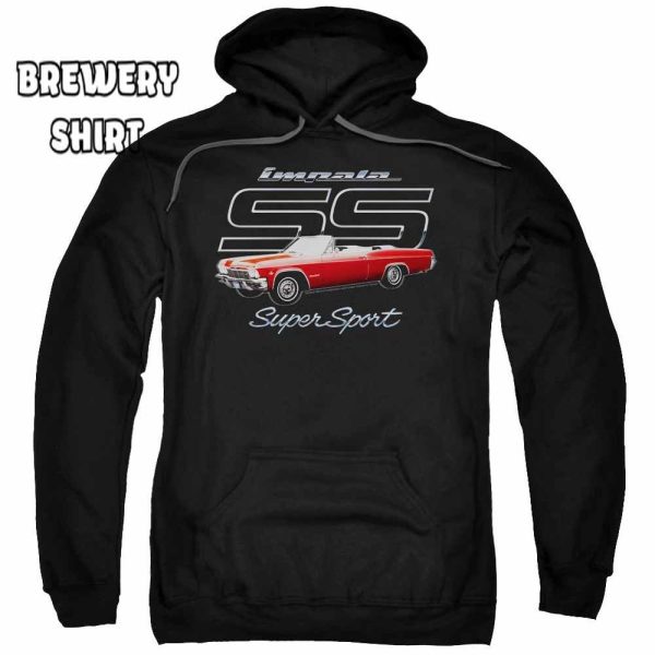 Chevy Impala Ss Black Pullover Hoodie
