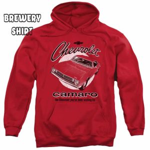 Chevy Retro Camaro Red Pullover Hoodie