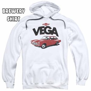 Chevy Rough Vega White Pullover Hoodie