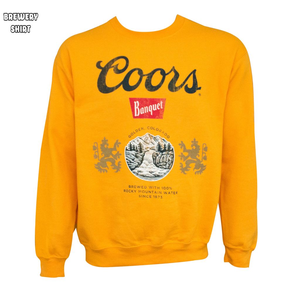 Coors Banquet Golden Crewneck Sweatshirt