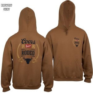 Coors Banquet Rodeo Front and Back Print Pullover Hoodie 0