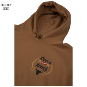 Coors Banquet Rodeo Front and Back Print Pullover Hoodie 2