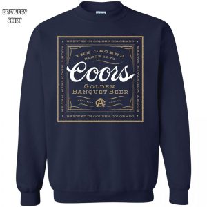 Coors Golden Banquet The Legend Pull Over Sweatshirt