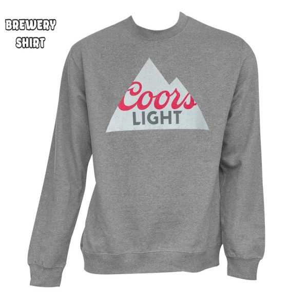 Coors Light Grey Crewneck Sweatshirt