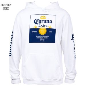 Corona Extra Label Logo Hoodie with Sleeve Prints 0