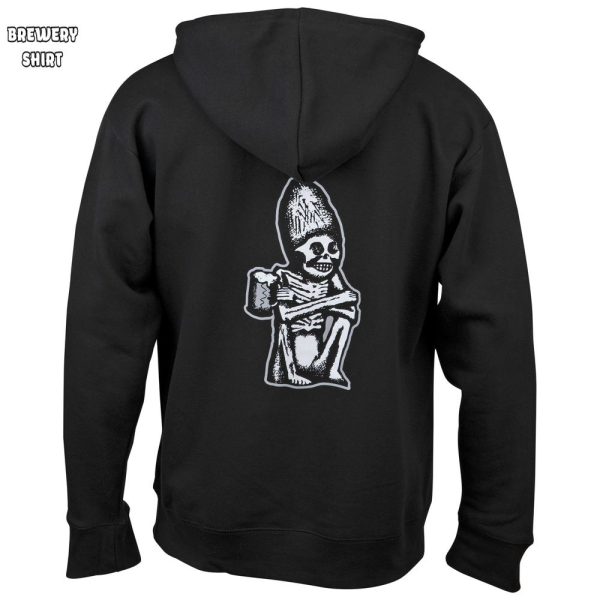 Dead Guy Classic Logo Front and Back Print Hoodie