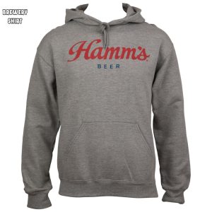 Hamms Beer Logo Grey Colorway Pullover Hoodie 0