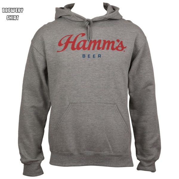 Hamm’s Beer Logo Grey Colorway Pullover Hoodie