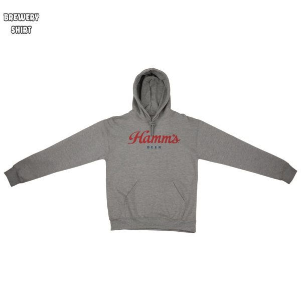 Hamm’s Beer Logo Grey Colorway Pullover Hoodie