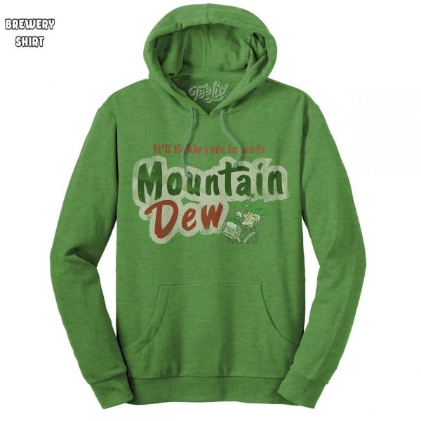 Mountain Dew Throwback Text Brand Hoodie