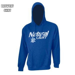 Natural Light Beer Logo Men’s Royal Blue Hoodie