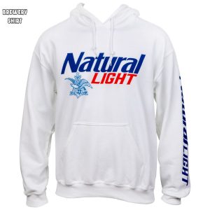 Natural Light Logo Sleeve Print Pullover Hoodie 0