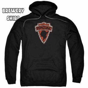 Pontiac Early Pontiac Arrowhead Black Pullover Hoodie