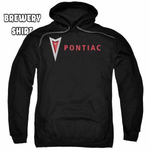 Pontiac Modern Pontiac Arrowhead Black Pullover Hoodie