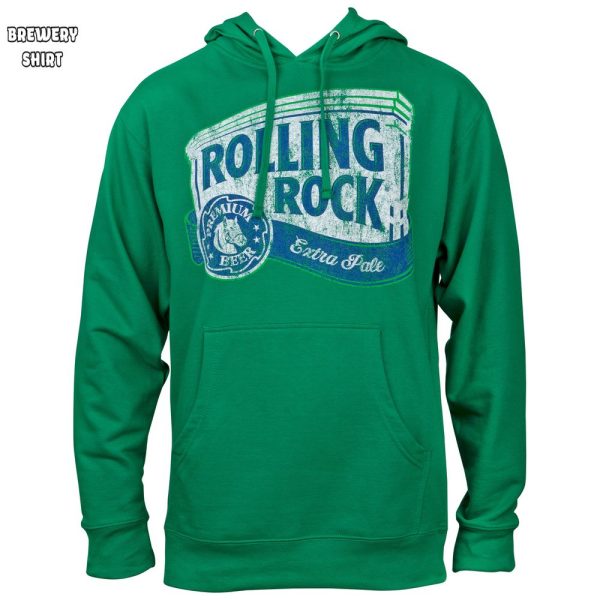 Rolling Rock Green Hoodie